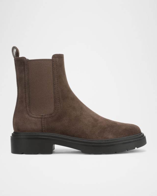 Pinecrest II Suede Lug-Sole Chelsea Boots